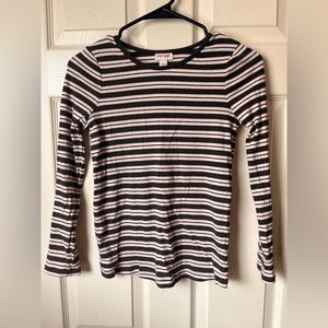 Girls Cat and Jack long sleeve shirt, size 10/12.